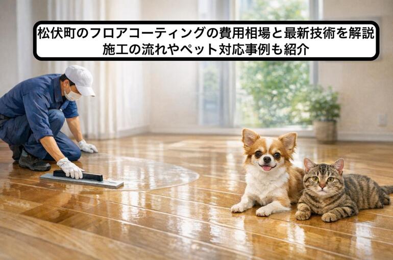 24 松伏町 フロアコーティンング